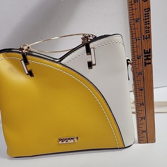Leather Satchel Handbag Women Crossbody Purse Shoulder Messenger  Bag Yellow - Picture 6 of 11